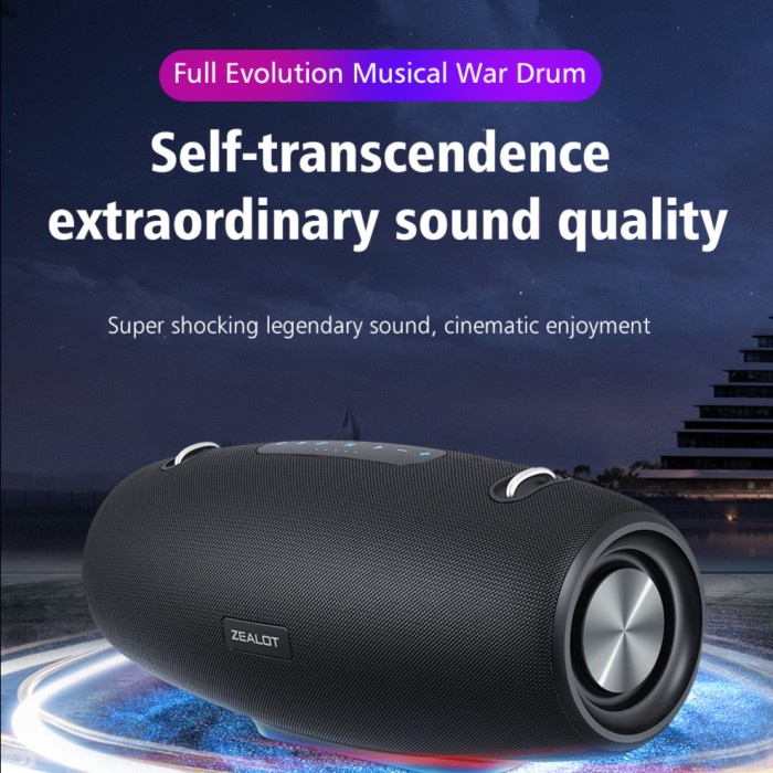 ZEALOT S67 Portable 60W Wireless Bluetooth Speaker Outdoor HiFi Stereo