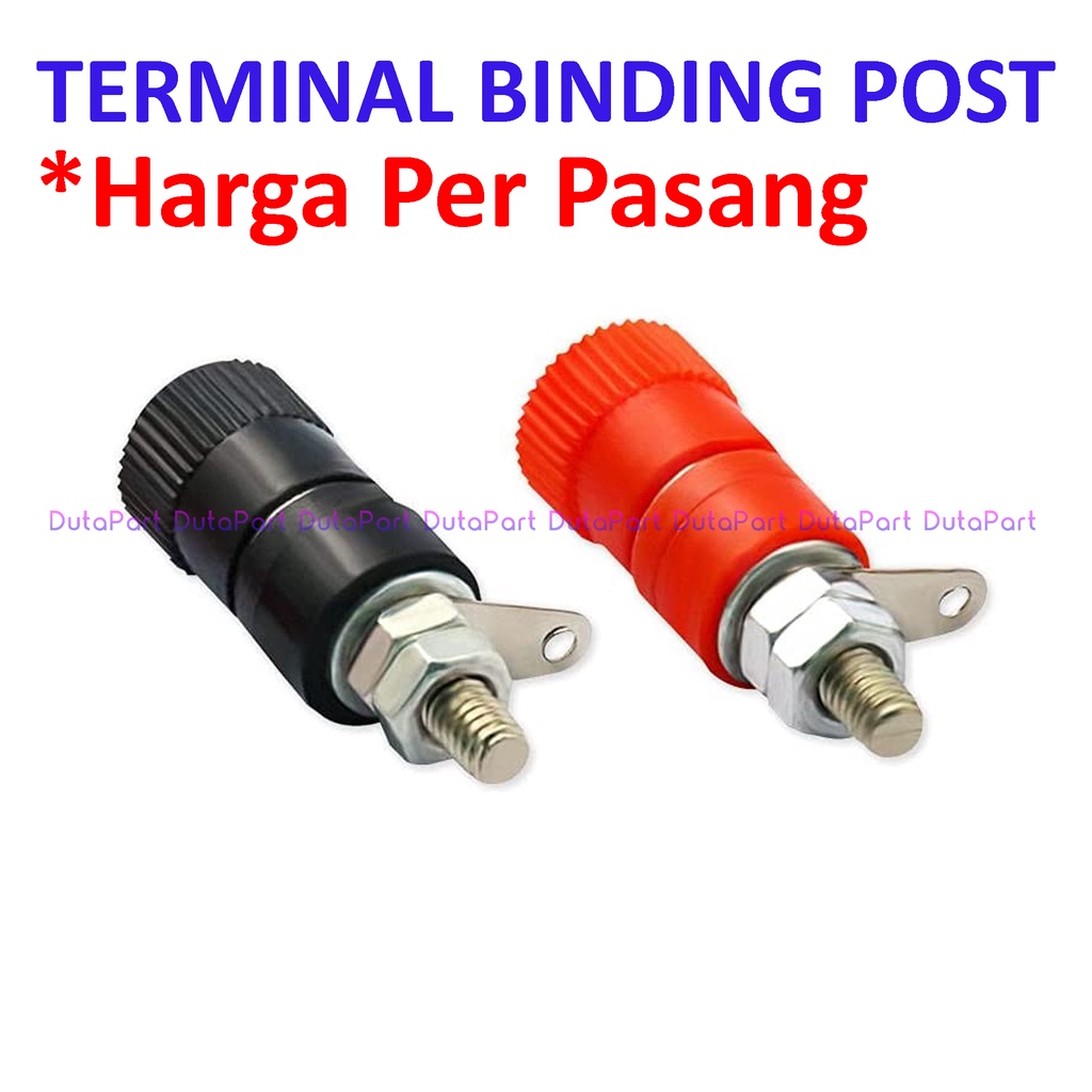 Terminal Binding Post Pos Banana Socket Soket Konektor Speaker