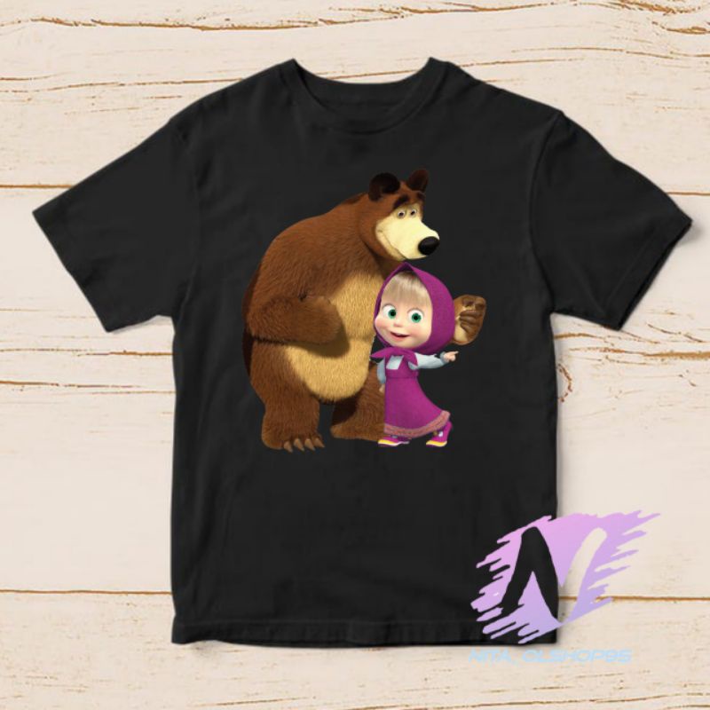 kaos anak marsa and the bear baju kaos anak masha