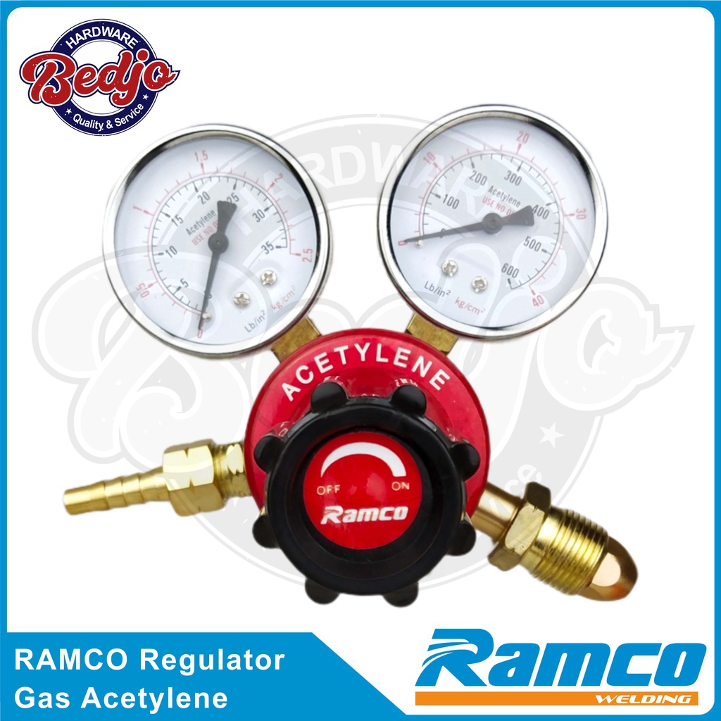 Regulator Acetylene RAMCO - Regulator Las Acetylene - regulator gas acetylene