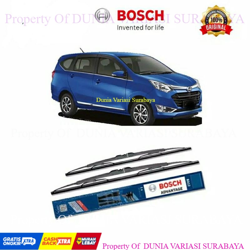 Aksesoris Mobil Wiper Set Depan Bosch Calya Sigra
