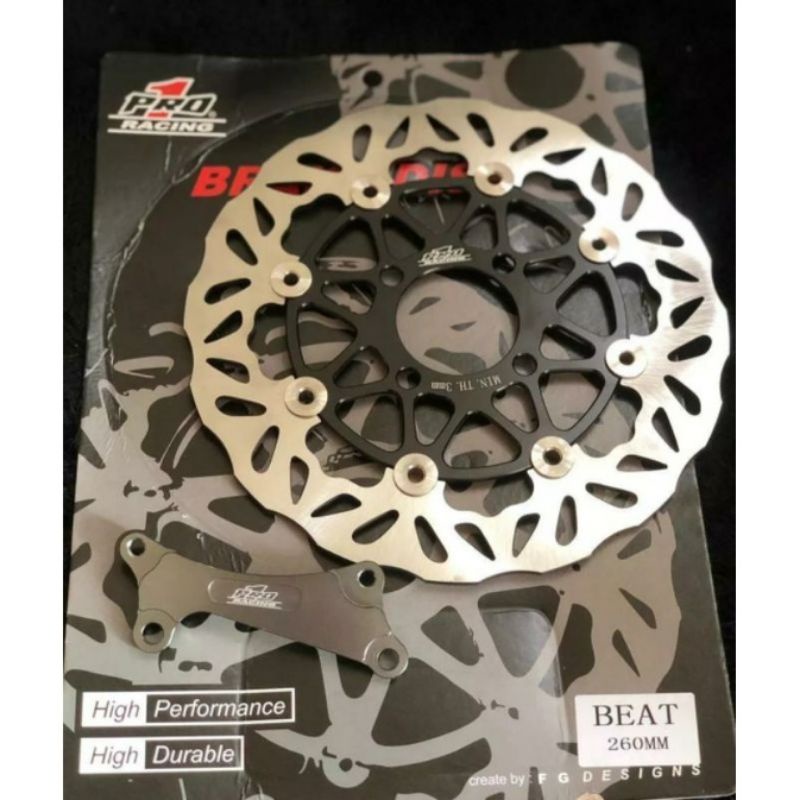 disc brake piringan cakram depan moto1 moto 1 pro1 pro 1 260mm 300mm jupiter mx king vario beat  mio jupiter f1zr nouvo jupiter mx king rx king-1