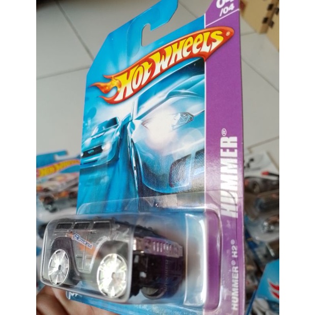 Hotwheels HUMMER H2 HW HUMMER blue card,card lawas