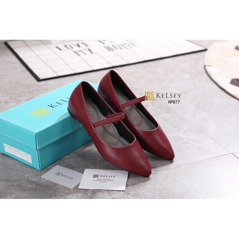 Kelsey Sepatu Flat Shoes Wanita / Sepatu Flat Kerja Wanita  HP877