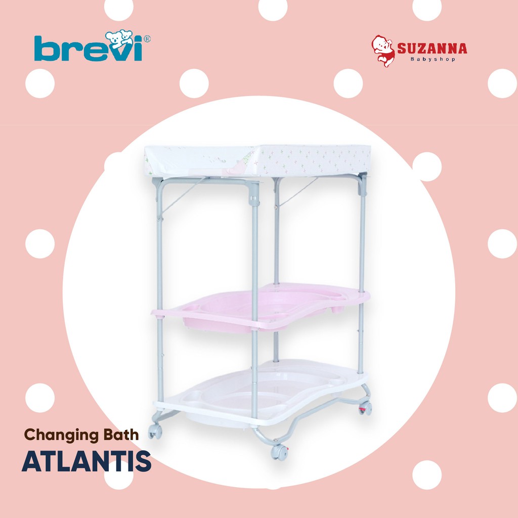 brevi changing table with bath