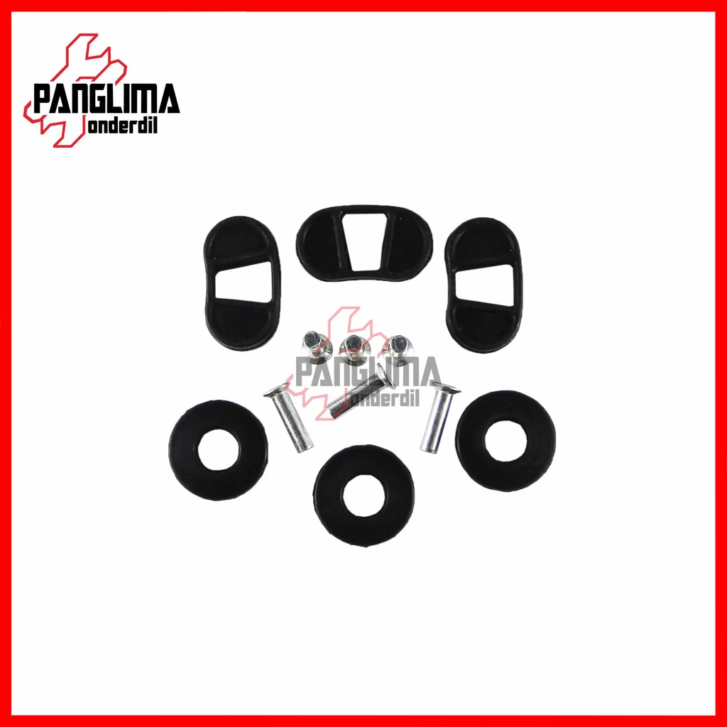 Karet Kopling Set Ninja 2 Tak &amp; Ninja R &amp; Ninja RR Rumah-House Plus Paku