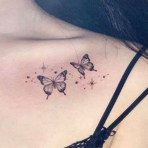 【KUPU】 Tato Temporer Kupu - Kupu / Tattoo Temporary Waterproof Stiker