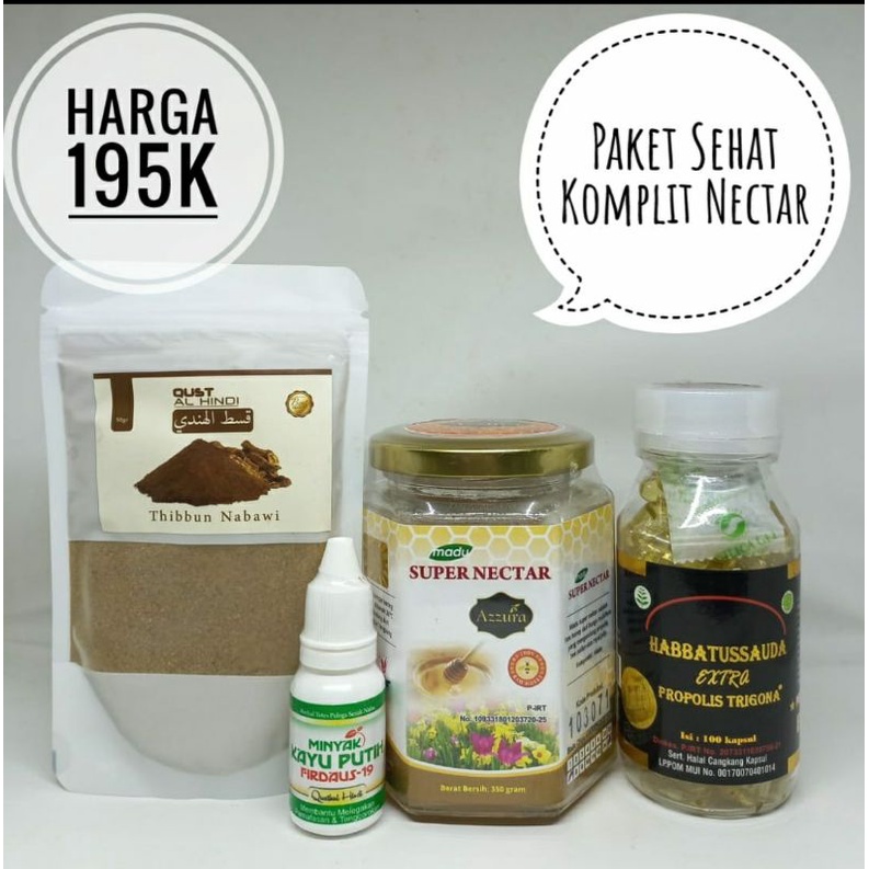 

Obat Herbal paket sehat komplit nectar