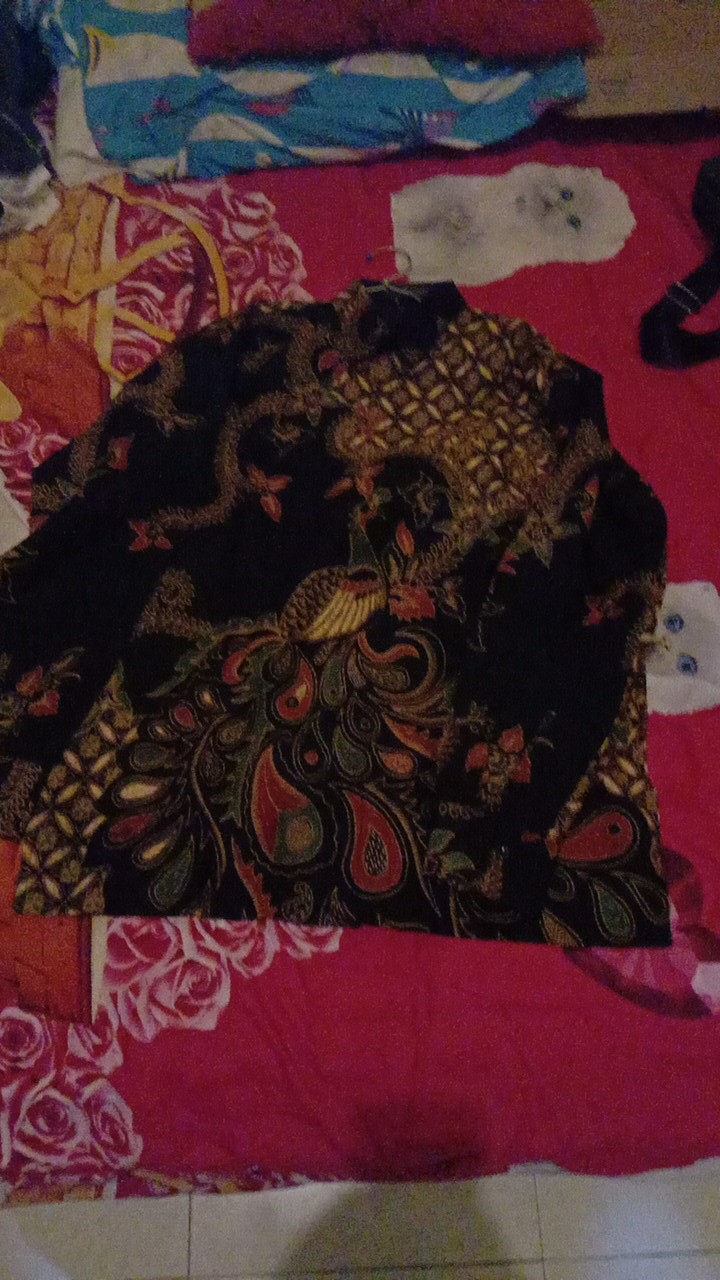 Tri Tungga Cabut Sogan Kemeja Batik Pria Katun Cabut Primisima Full Furing