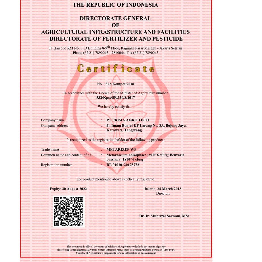 ⅎ Metarizep - Bio Insektisida (Metharizium spp & Beuvaria bassiana) ♣