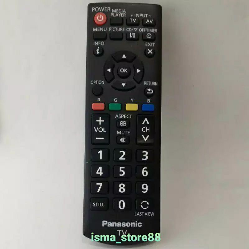 REMOT TV PANASONIC  LED/LCD N2QAB000823 ORIGINAL ASLI