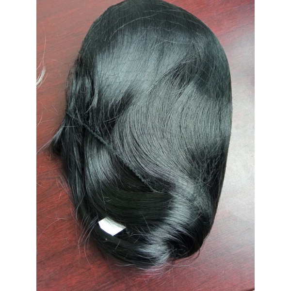 rambut palsu wig wanita 65 cm ikal sintetis