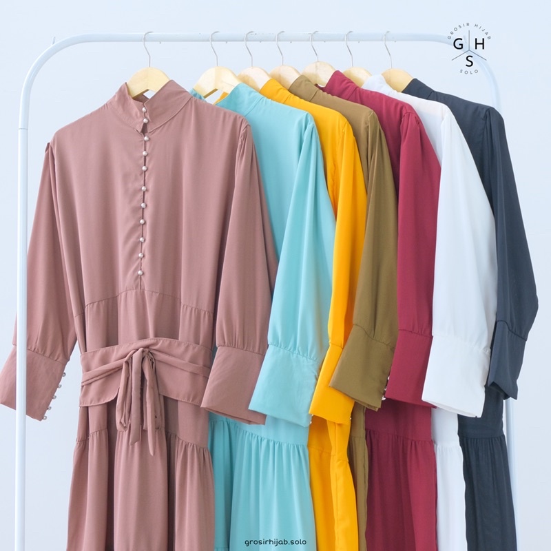 (MSB) GAMIS SHASHYA RUFFLE DAILY BUSUI DRESS WOLFIS