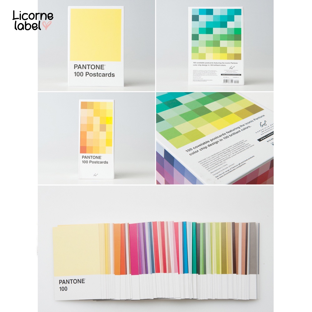 

Terlaris ✨ - Pantone 100 Post Cards - Postcard Original3.1.23