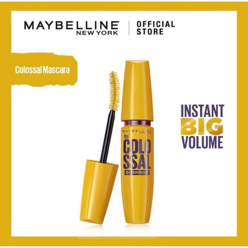 Maybelline Magnum The Colossal Mascara Waterproof ~ Original 100%