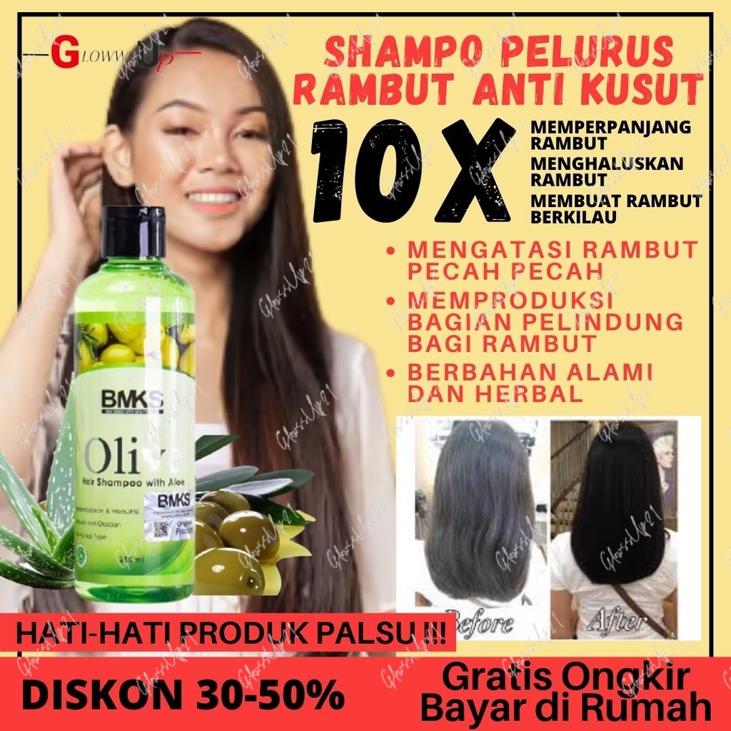 BMKS OLIVE SHAMPOO 250ML ORIGINAL BPOM - OLIVE SHAMPOO BMKS