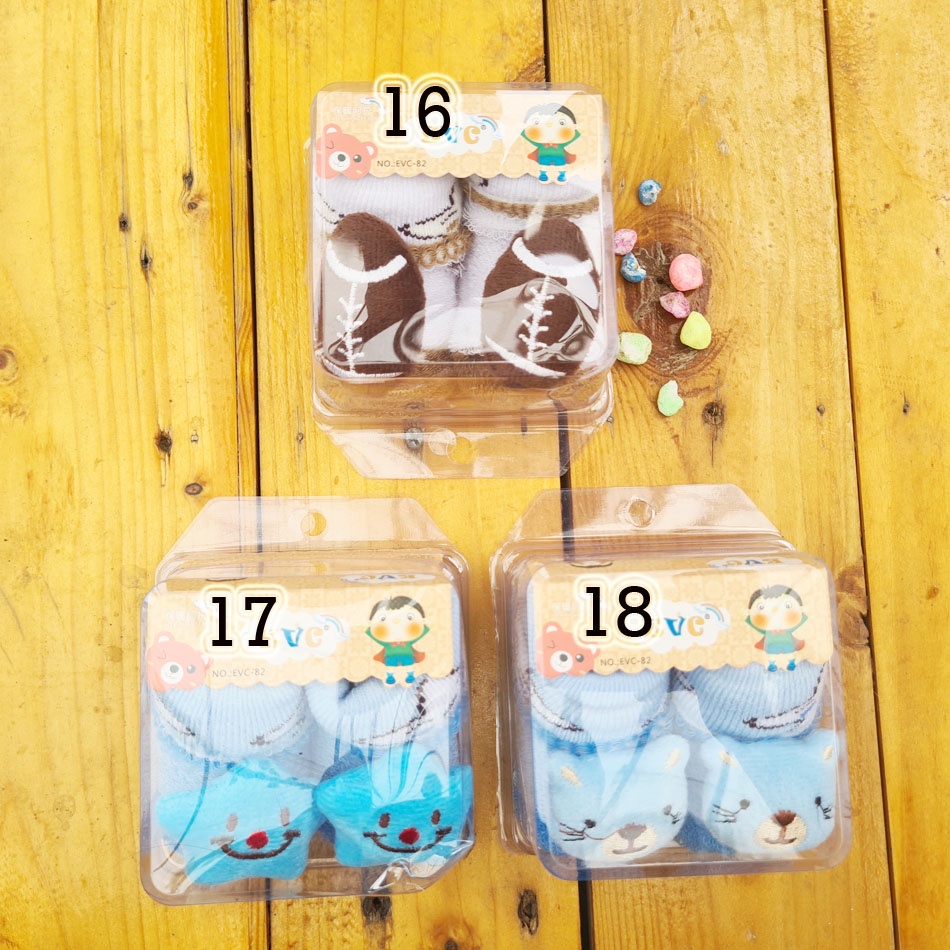 [C-006] Kaos Kaki Karakter/Kaos kaki Bayi (0-3m) lembut