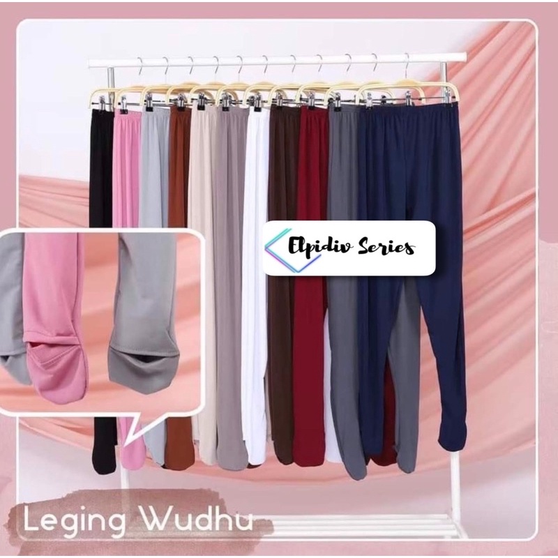 Legging Wudhu Bahan Kaos Soft Rayon / Leging Wudhu Size 30-75kg (M,L,XL)