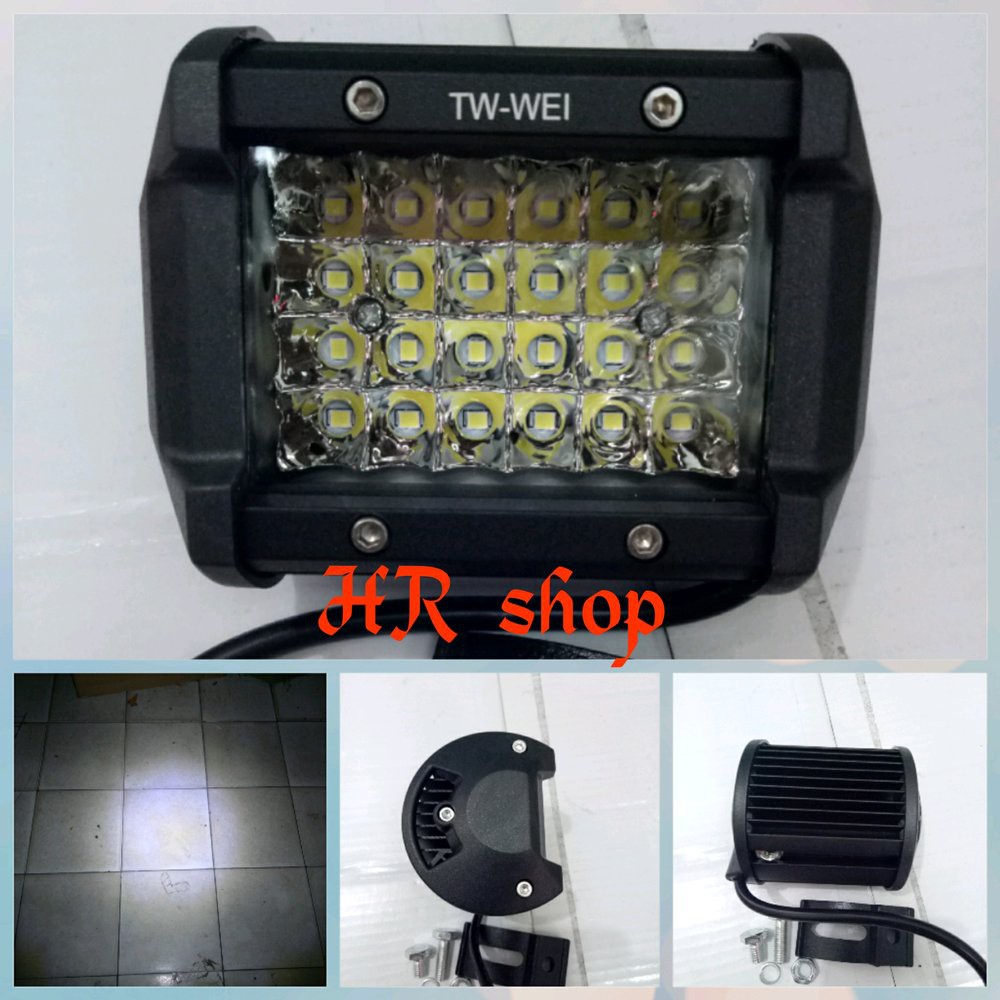 Dijual Lampu Tembak sorot led Cree 48watt 24 led Cree Work light offroad CWL 24mata Limited