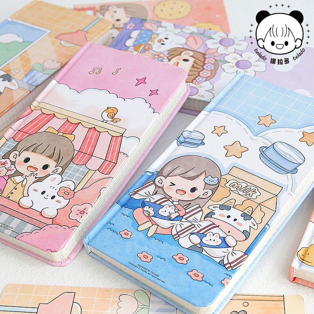 Buku Catatan Motif Kartun Bunga Untuk Anak Perempuan