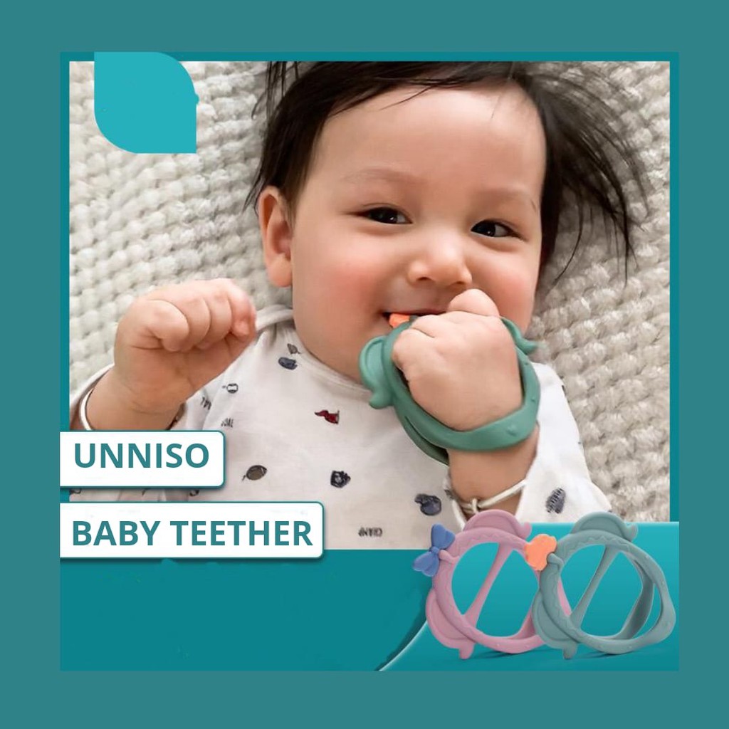 UNNISO Baby Teether Premium / Teether Silicone Baby Model Gelang BT01