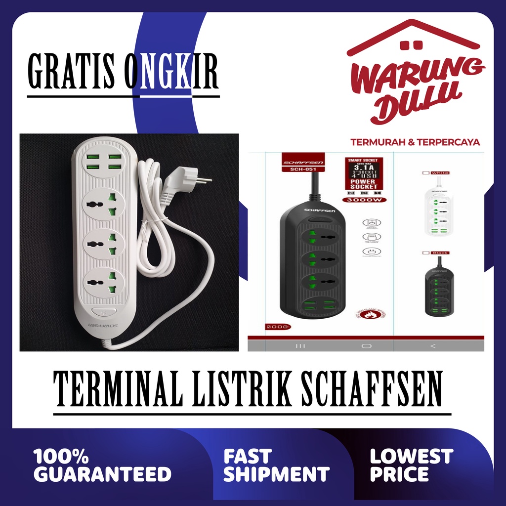 Terminal Listrik SCHAFFSEN (GRATIS ONGKIR)