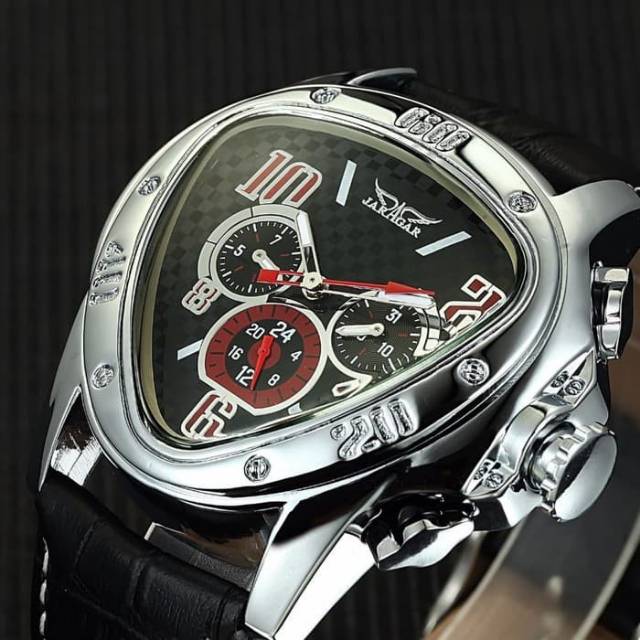 Jam Tangan Mekanik Automatic Jaragar Lamborghini Black