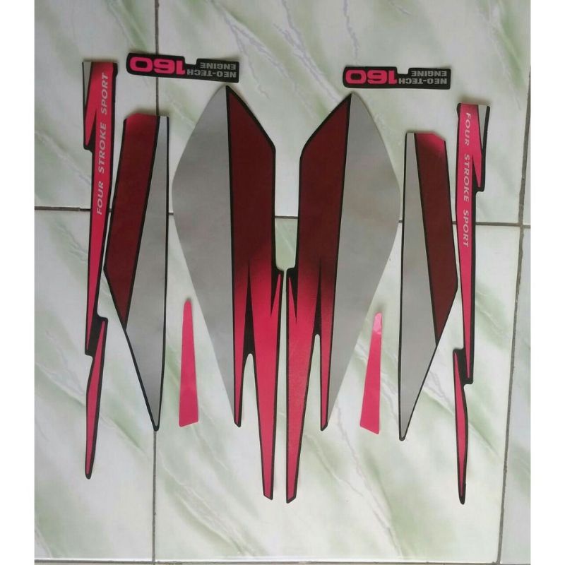 Stiker Striping honda gl pro 95
