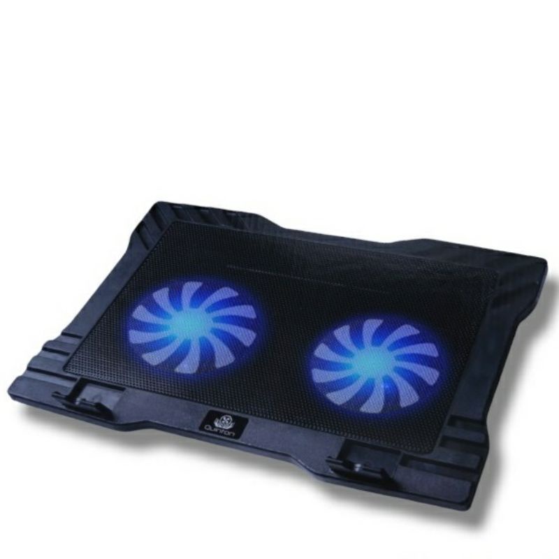 COOLING PAD DUAL FAN RGB QUINTON SIROCCO COOLER PAD DUA FAN FAN LAPTOP  DUA FAN RGB