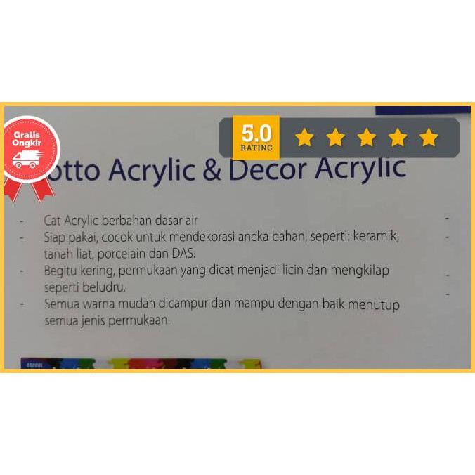 

Giotto / Acrylic Colours /Cat Acrylic Clay Porcelain Tanah Liat Terlaris