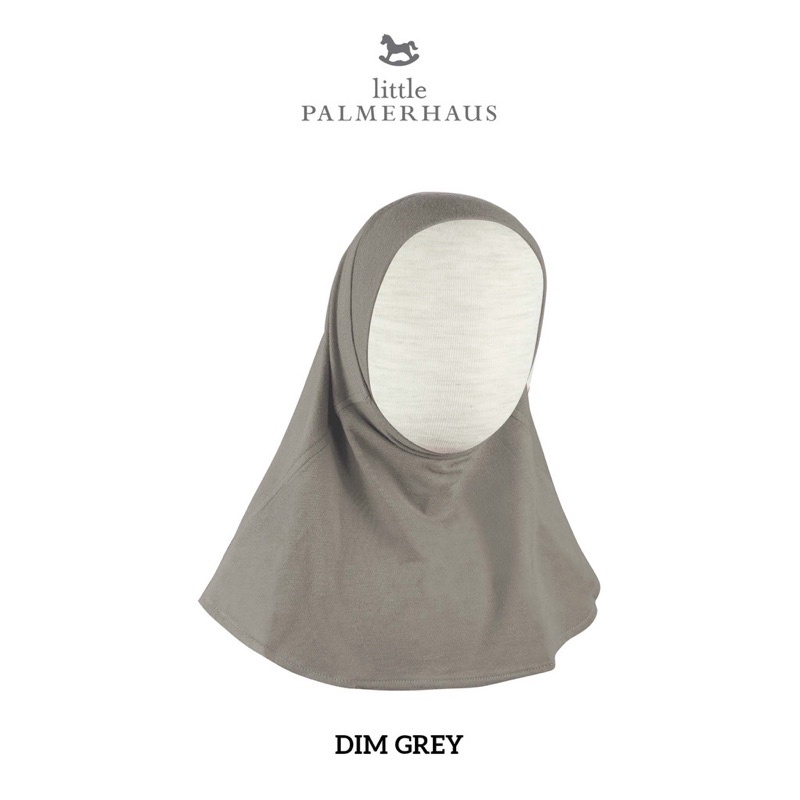 Little Palmerhaus INSTANT HIJAB ( Xs 0-2 Y) ( S 2-4 Y)- Hijab bayi Best Seller-Dim Grey