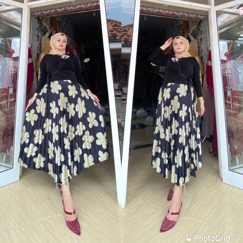 Dress Plisket Import China