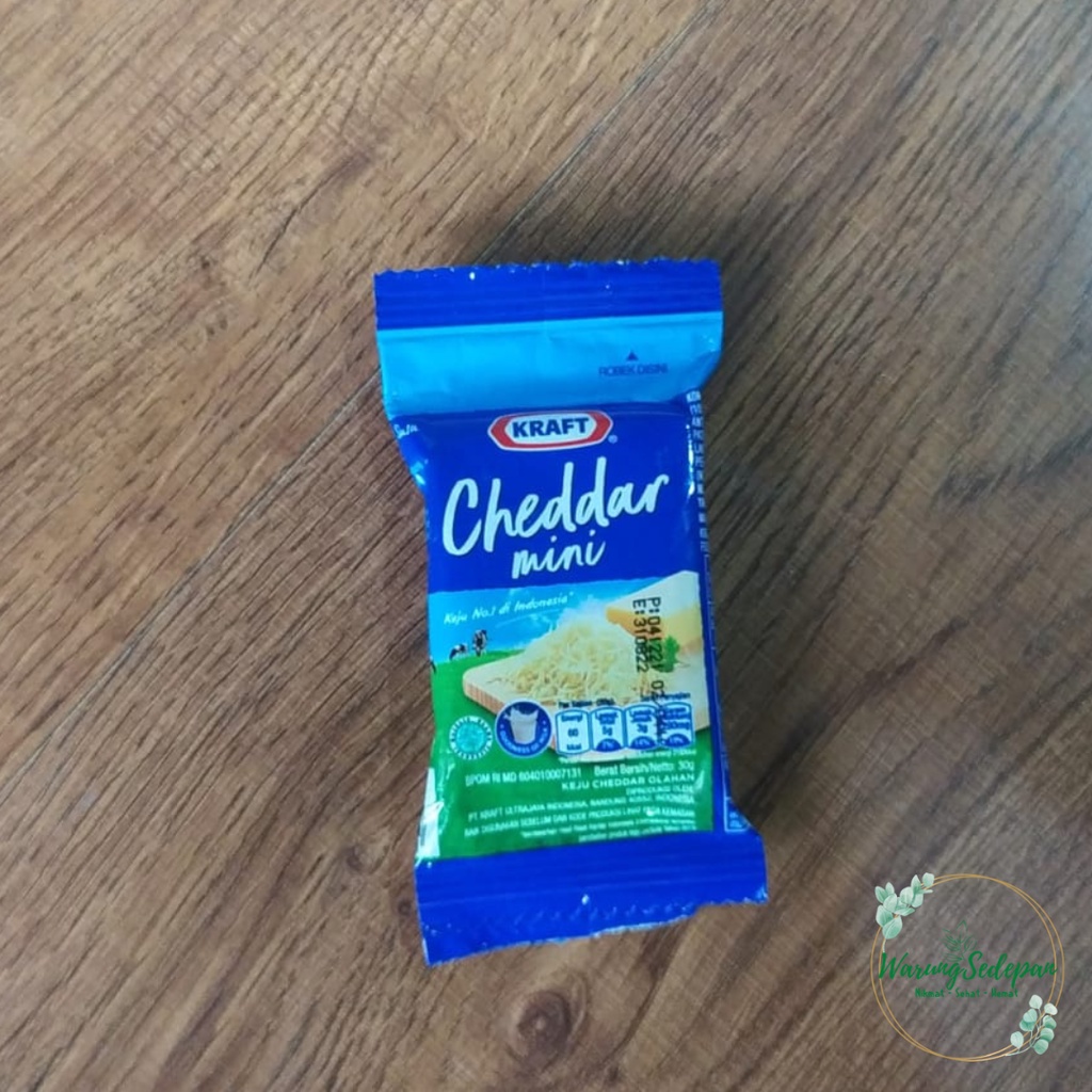 

Kraft Keju Cheddar Mini 30gr Cheddar Cheese