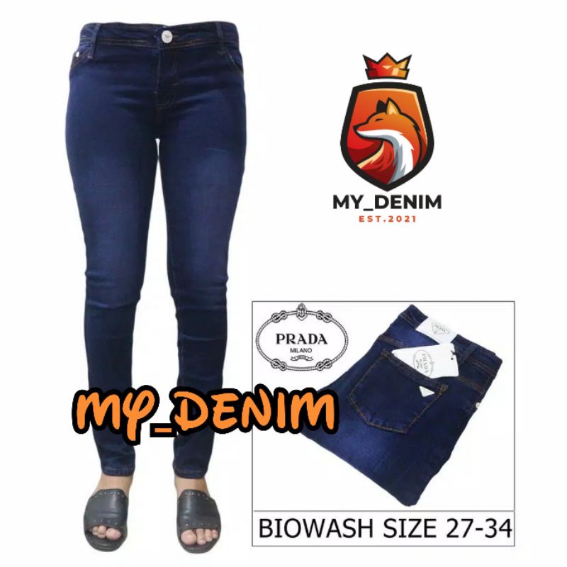 CELANA JEANS PENSIL SKINNY WANITA