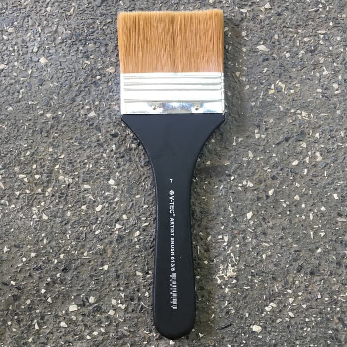 

Dijual Kuas Decoupage gagang pendek 813S no 7 Kuas Lukis Nylon Paint Brush Diskon