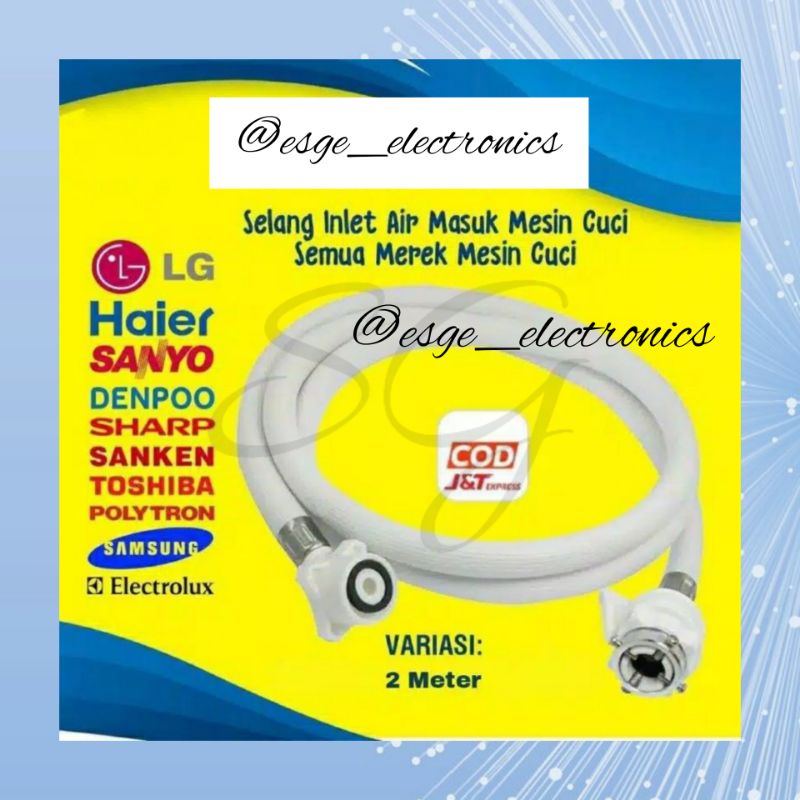 SELANG INLET MESIN CUCI LG SELANG MASUK AIR MESIN CUCI SELANG AIR MESIN CUCI SELANG OTOMATIS MESIN CUCI 1 TABUNG SELANG AIR MASUK MESIN CUCI SERBAGUNA PRAKTIS MURAH SELANG INLET MESIN CUCI MURAH UNTUK SEMUA MEREK SELANG PUTIH TEBAL AWET KUAT MESIN CUCI