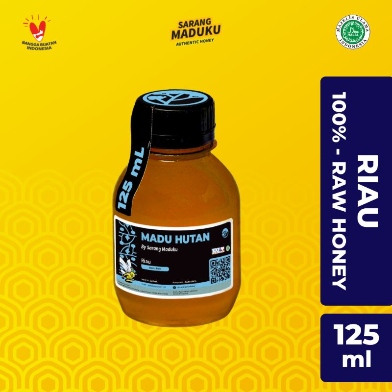 

Sarang Maduku - Madu Riau Asli Murni 100% Raw Honey 125ml