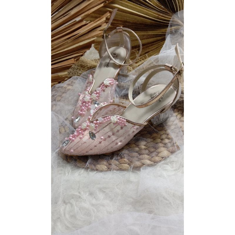 Ruby rosegold wanita cantik sepatu wanita wedding