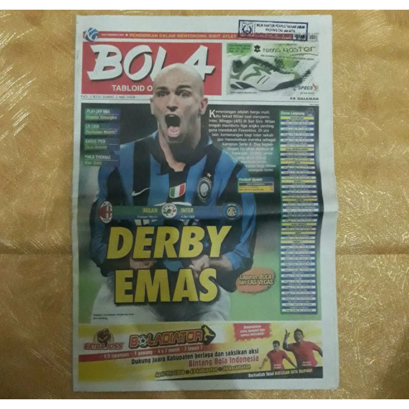 Majalah TABLOID BOLA 2 Mei 2008