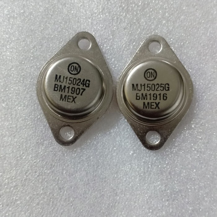 Transistor jengkol MJ15024  MJ15025 original mexico