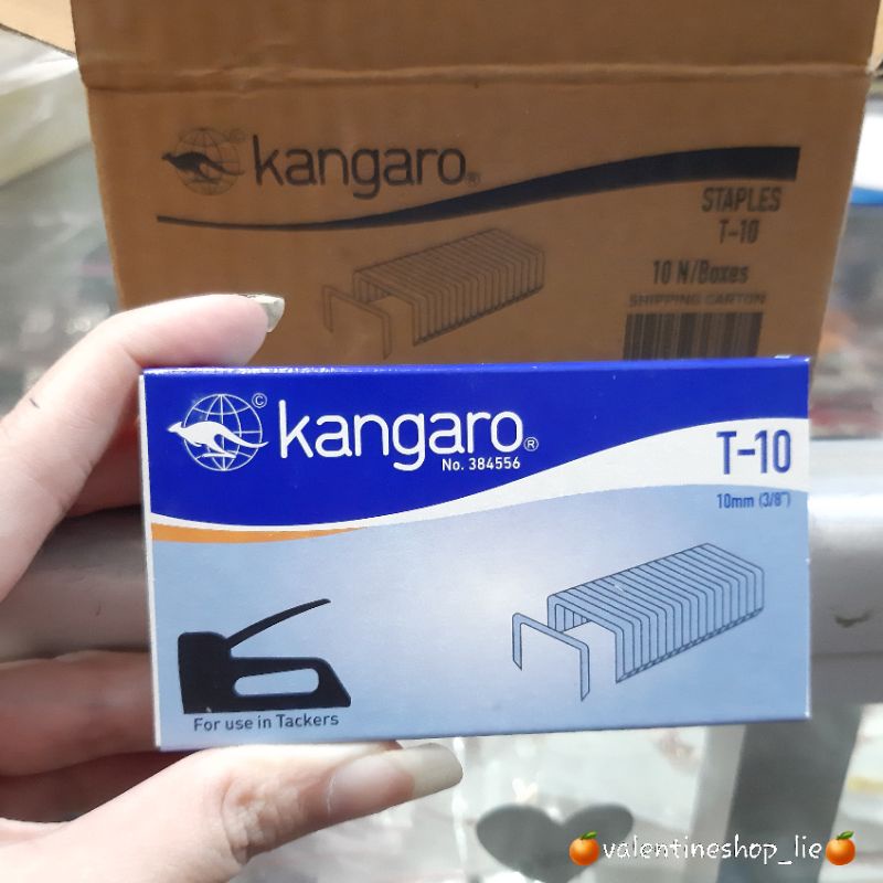 

kangaro staples T-10 10mm / isi stapler tembak