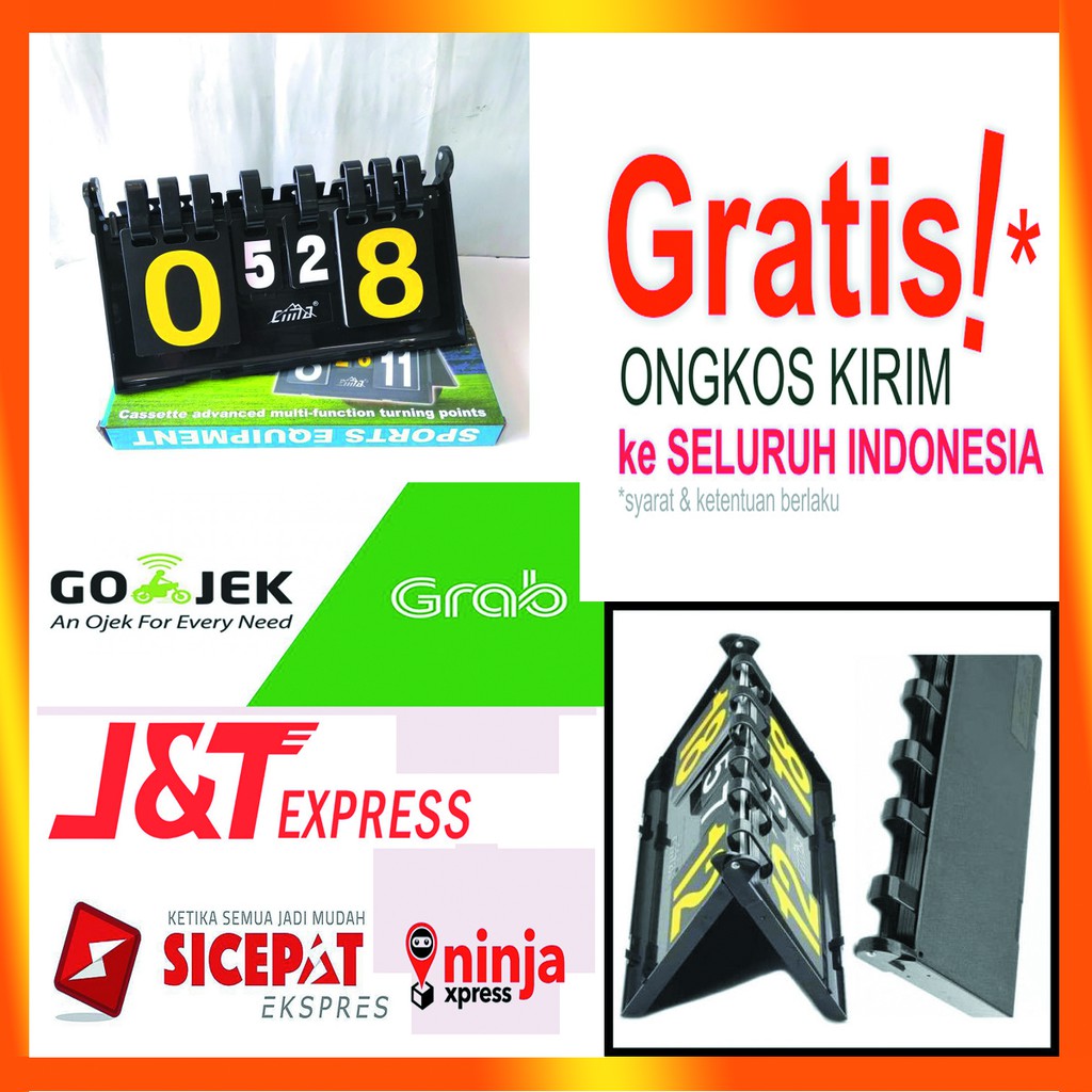 PAPAN SKOR / SCORE BOARD / PAPAN SKOR 4 DIGIT UNTUK BOLA, FUTSAL, VOLI, BASKET ORIGINAL