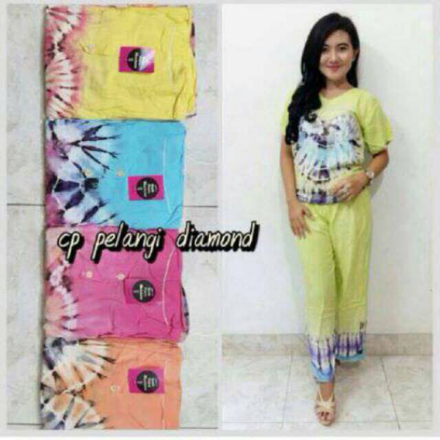 Setelan Cp Soft grosir batik baby dol murah kekian baju tidur baju santai grosir baju tanah abang