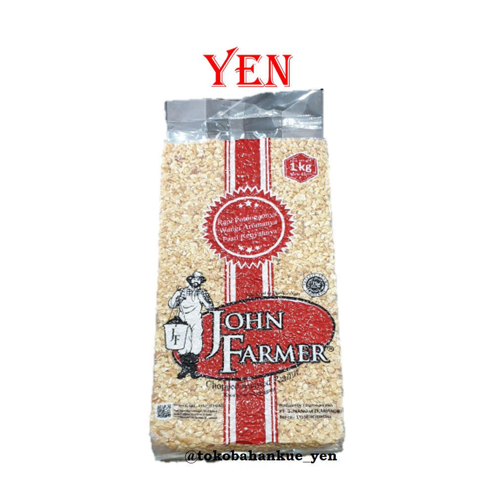 

John Farmer Kacang Tumbuk / Kacang Tanah Panggang Cincang / Chopped Roasted Peanut 1kg