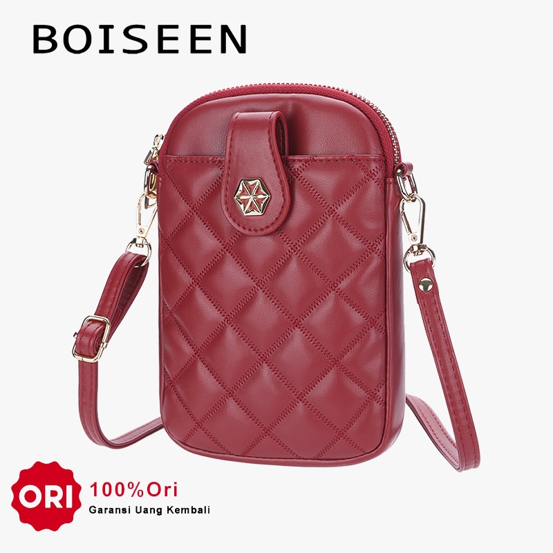 BOISEEN N1890 Tas Selempang Wanita Dompet Panjang Wanita Dompet Handphone Sling Bag WATCHKITE WKOS