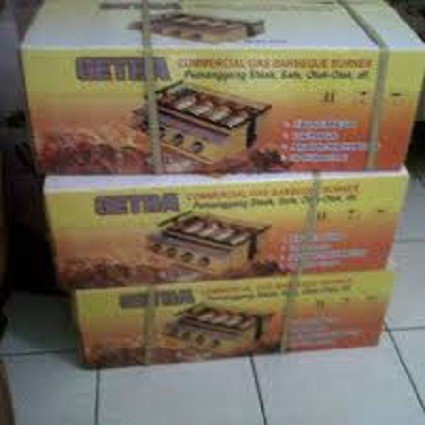 Pemanggang Getra 4 tungku-kompor panggang