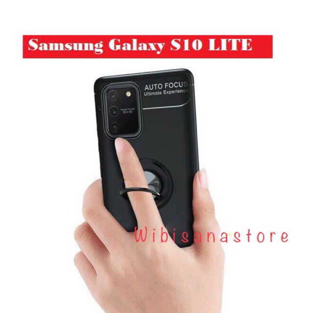 WS95 Original Case Sarung Hp Samsung Galaxy S10 Lite 2020 Autofocus Invisible Ring Casing Cover ORI