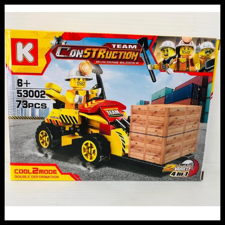 Produk Terbaik Mainan Anak Blocks Lego / Bricks Edukasi Lego Truk Kontruksi 15077