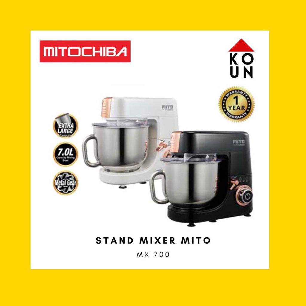 (COD READY) Stand Mixer Mito MX 700 / Mixer Berdiri Mitochiba MX700 / Mixer Mito MX-700 Pengocok Kue