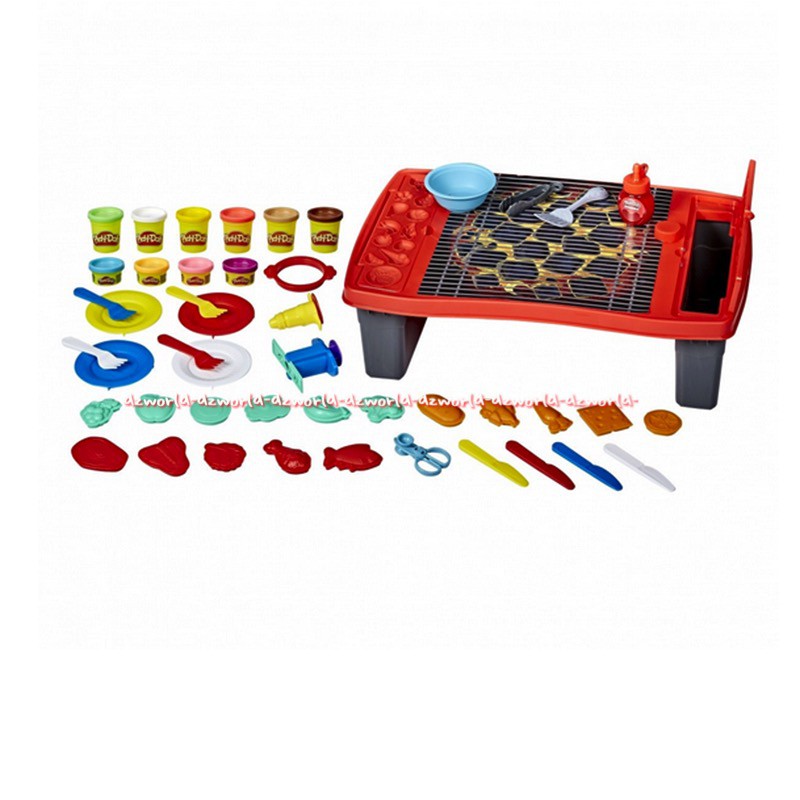 Play-Doh Kitchen Creations Big Grill Storage Rangement Grill Pan Panggang Playdoh Besar Play Doh